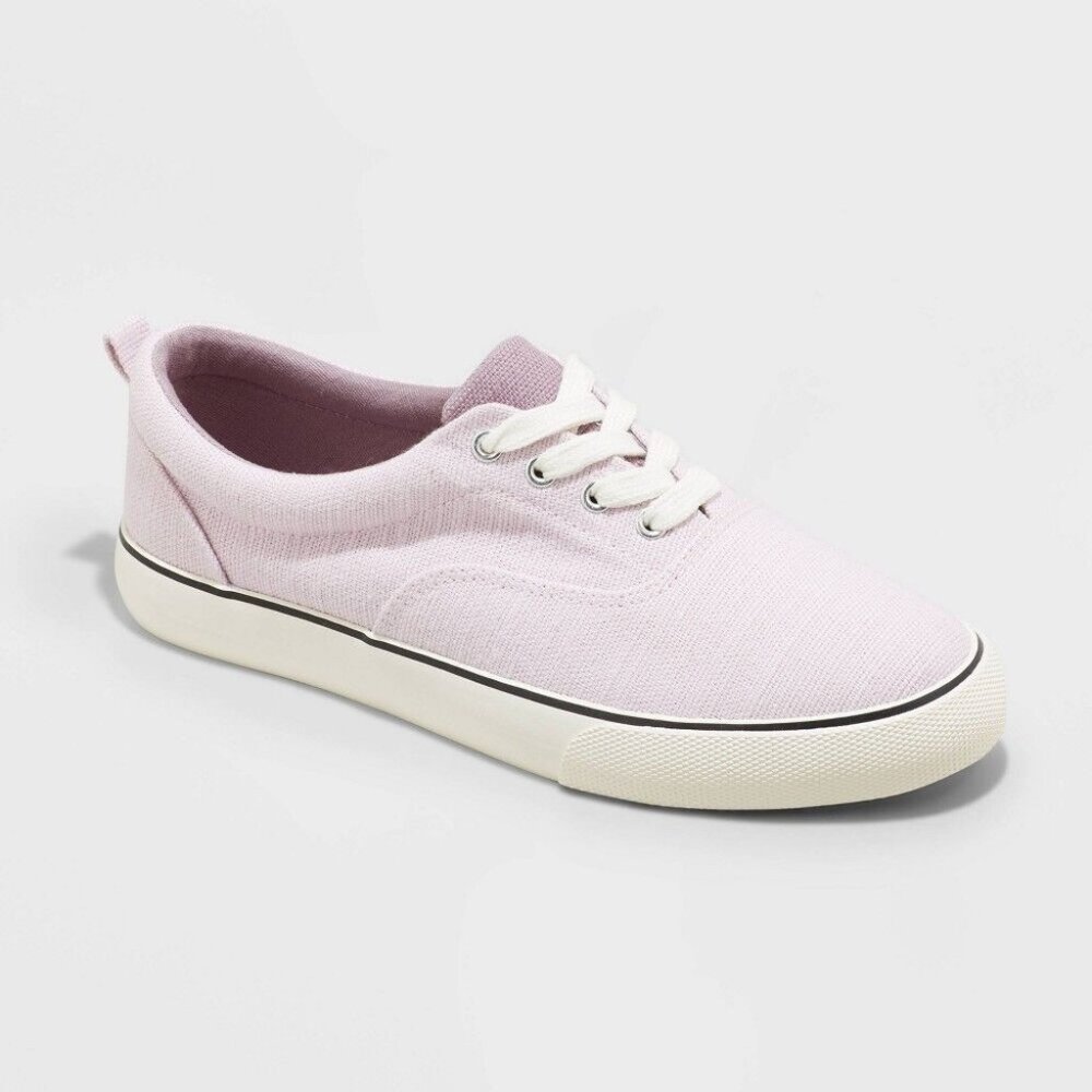 Molly Vulcanized‎ Lace-Up Sneakers Purple Lavender - Universal Thread